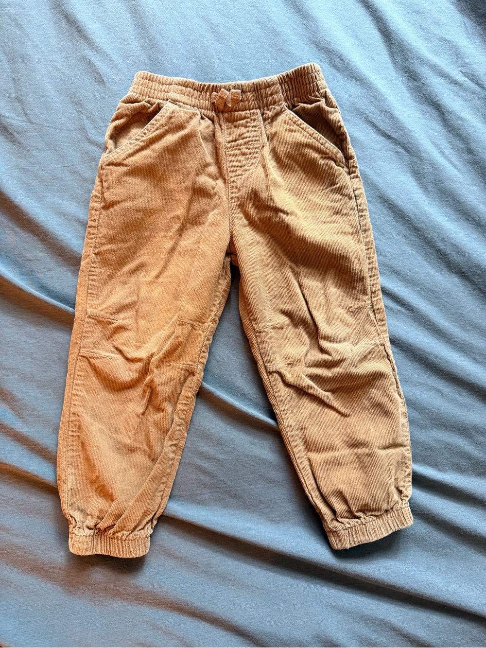 Kids Corduroy Pants in Tan